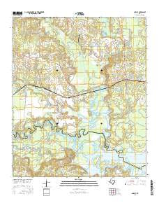 Corley Texas Current topographic map, 1:24000 scale, 7.5 X 7.5 Minute, Year 2016