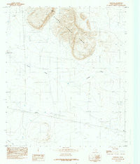 Cornudas Texas Historical topographic map, 1:24000 scale, 7.5 X 7.5 Minute, Year 1984