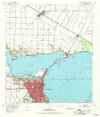 Corpus Christi Texas Historical topographic map, 1:62500 scale, 15 X 15 Minute, Year 1951