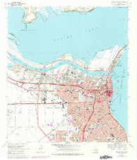 Corpus Christi Texas Historical topographic map, 1:24000 scale, 7.5 X 7.5 Minute, Year 1968