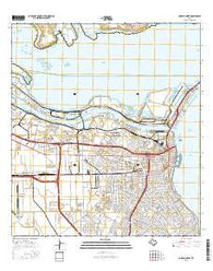 Corpus Christi Texas Current topographic map, 1:24000 scale, 7.5 X 7.5 Minute, Year 2016