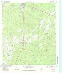 Corrigan Texas Historical topographic map, 1:24000 scale, 7.5 X 7.5 Minute, Year 1984