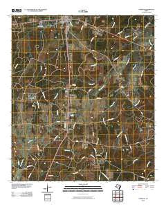 Corrigan Texas Historical topographic map, 1:24000 scale, 7.5 X 7.5 Minute, Year 2010