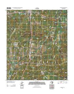 Corrigan Texas Historical topographic map, 1:24000 scale, 7.5 X 7.5 Minute, Year 2013