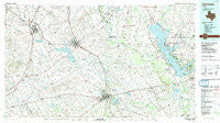 Corsicana Texas Historical topographic map, 1:100000 scale, 30 X 60 Minute, Year 1985
