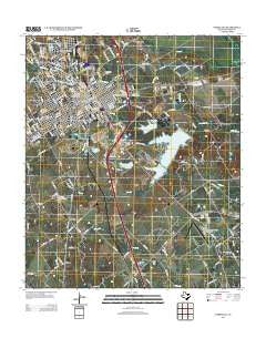 Corsicana Texas Historical topographic map, 1:24000 scale, 7.5 X 7.5 Minute, Year 2012