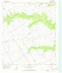 Coryell Texas Historical topographic map, 1:24000 scale, 7.5 X 7.5 Minute, Year 1955