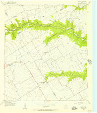 Coryell Texas Historical topographic map, 1:24000 scale, 7.5 X 7.5 Minute, Year 1955