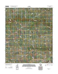 Coryell Texas Historical topographic map, 1:24000 scale, 7.5 X 7.5 Minute, Year 2012