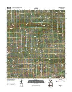 Coryell Texas Historical topographic map, 1:24000 scale, 7.5 X 7.5 Minute, Year 2012