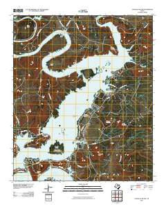 Costello Island Texas Historical topographic map, 1:24000 scale, 7.5 X 7.5 Minute, Year 2010