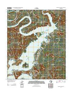 Costello Island Texas Historical topographic map, 1:24000 scale, 7.5 X 7.5 Minute, Year 2012