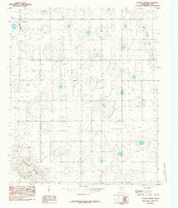 Cotton Center Texas Historical topographic map, 1:24000 scale, 7.5 X 7.5 Minute, Year 1985