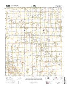 Cotton Center Texas Current topographic map, 1:24000 scale, 7.5 X 7.5 Minute, Year 2016