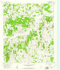 Cottondale Texas Historical topographic map, 1:24000 scale, 7.5 X 7.5 Minute, Year 1960