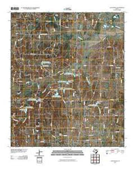 Cottondale Texas Historical topographic map, 1:24000 scale, 7.5 X 7.5 Minute, Year 2010