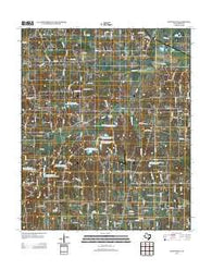 Cottondale Texas Historical topographic map, 1:24000 scale, 7.5 X 7.5 Minute, Year 2013