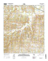 Cottondale Texas Current topographic map, 1:24000 scale, 7.5 X 7.5 Minute, Year 2016