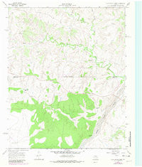 Cottonwood Camp Texas Historical topographic map, 1:24000 scale, 7.5 X 7.5 Minute, Year 1967