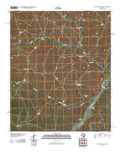 Cottonwood Camp Texas Historical topographic map, 1:24000 scale, 7.5 X 7.5 Minute, Year 2010