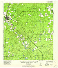 Cotulla Texas Historical topographic map, 1:62500 scale, 15 X 15 Minute, Year 1940