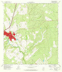 Cotulla Texas Historical topographic map, 1:24000 scale, 7.5 X 7.5 Minute, Year 1974