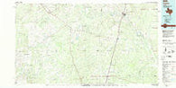Cotulla Texas Historical topographic map, 1:100000 scale, 30 X 60 Minute, Year 1985