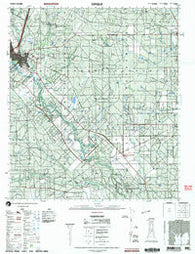 Cotulla Texas Historical topographic map, 1:50000 scale, 15 X 15 Minute, Year 2002