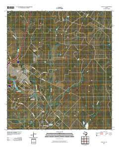 Cotulla Texas Historical topographic map, 1:24000 scale, 7.5 X 7.5 Minute, Year 2010