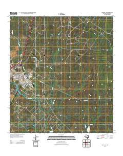 Cotulla Texas Historical topographic map, 1:24000 scale, 7.5 X 7.5 Minute, Year 2013