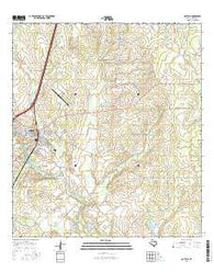 Cotulla Texas Current topographic map, 1:24000 scale, 7.5 X 7.5 Minute, Year 2016