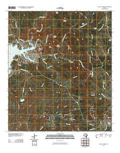 Council Creek Texas Historical topographic map, 1:24000 scale, 7.5 X 7.5 Minute, Year 2010