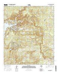 Council Creek Texas Current topographic map, 1:24000 scale, 7.5 X 7.5 Minute, Year 2016