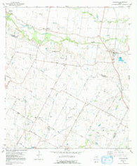 Coupland Texas Historical topographic map, 1:24000 scale, 7.5 X 7.5 Minute, Year 1982