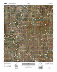 Courtney Texas Historical topographic map, 1:24000 scale, 7.5 X 7.5 Minute, Year 2010
