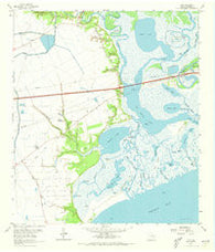 Cove Texas Historical topographic map, 1:24000 scale, 7.5 X 7.5 Minute, Year 1961
