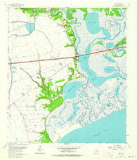 Cove Texas Historical topographic map, 1:24000 scale, 7.5 X 7.5 Minute, Year 1961