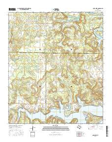 Cove Creek Texas Current topographic map, 1:24000 scale, 7.5 X 7.5 Minute, Year 2016