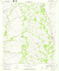 Covington Texas Historical topographic map, 1:24000 scale, 7.5 X 7.5 Minute, Year 1966