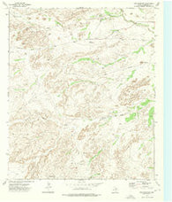 Cow Mountain Texas Historical topographic map, 1:24000 scale, 7.5 X 7.5 Minute, Year 1973