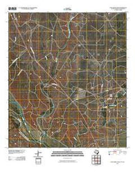 Cow Creek Tank Texas Historical topographic map, 1:24000 scale, 7.5 X 7.5 Minute, Year 2010