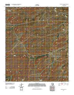 Cow Mountain Texas Historical topographic map, 1:24000 scale, 7.5 X 7.5 Minute, Year 2010