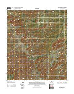 Cow Mountain Texas Historical topographic map, 1:24000 scale, 7.5 X 7.5 Minute, Year 2012