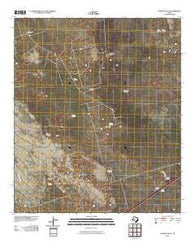 Cowden Place Texas Historical topographic map, 1:24000 scale, 7.5 X 7.5 Minute, Year 2010