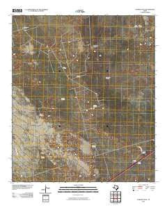 Cowden Place Texas Historical topographic map, 1:24000 scale, 7.5 X 7.5 Minute, Year 2010