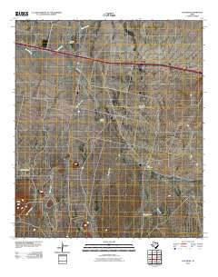 Cox Draw Texas Historical topographic map, 1:24000 scale, 7.5 X 7.5 Minute, Year 2010