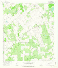 Coy City Texas Historical topographic map, 1:24000 scale, 7.5 X 7.5 Minute, Year 1961