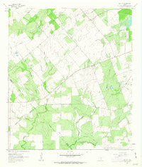 Coy City Texas Historical topographic map, 1:24000 scale, 7.5 X 7.5 Minute, Year 1961