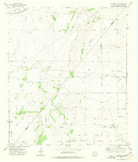 Coyanosa NW Texas Historical topographic map, 1:24000 scale, 7.5 X 7.5 Minute, Year 1973