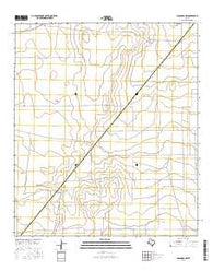 Coyanosa NW Texas Current topographic map, 1:24000 scale, 7.5 X 7.5 Minute, Year 2016